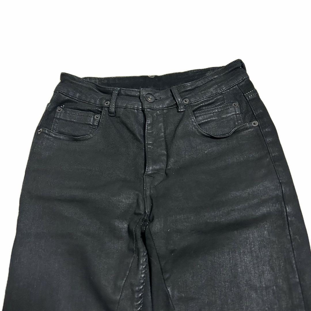 17AW Rick Owens DRKSHDW コーティングサルエルデニムパンツ