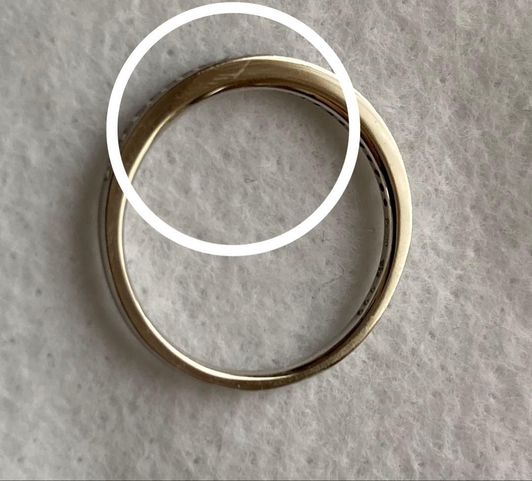 ete プラチナ　ハーフエタニティ　リング　ダイヤモンド