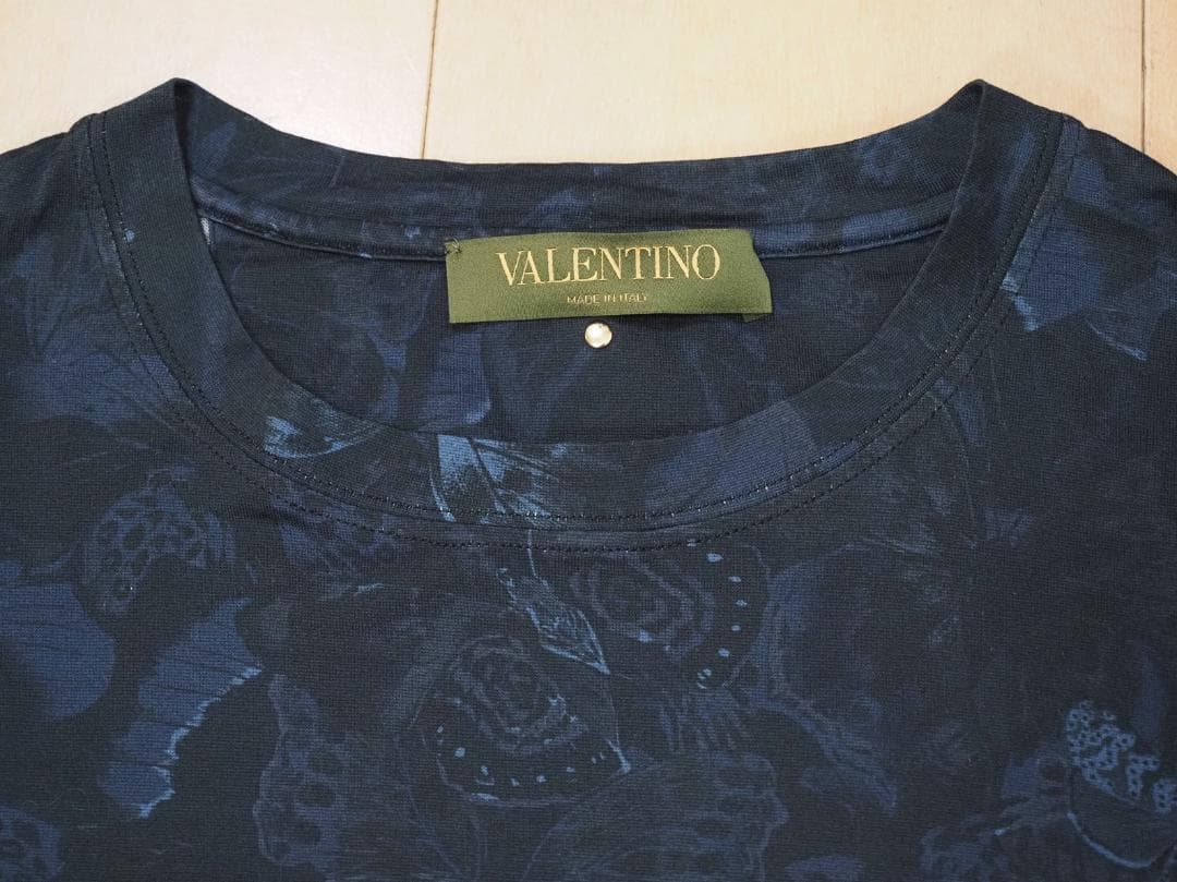 VALENTINO ヴァレンティノ 15AWバタフライ総柄TシャツS