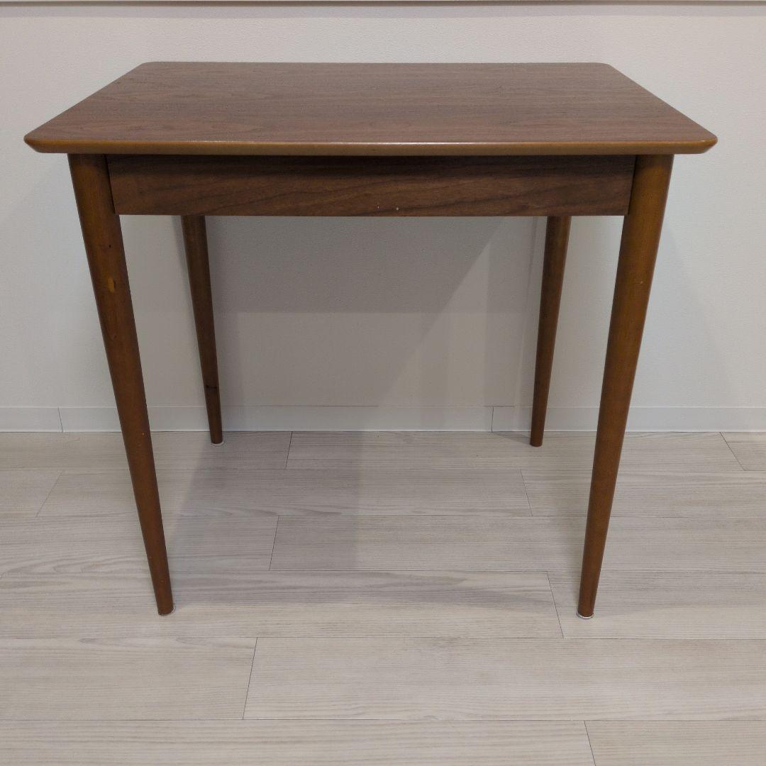 NOCE ダイニングテーブル ウォールナット 80×60×75cm(高さ)