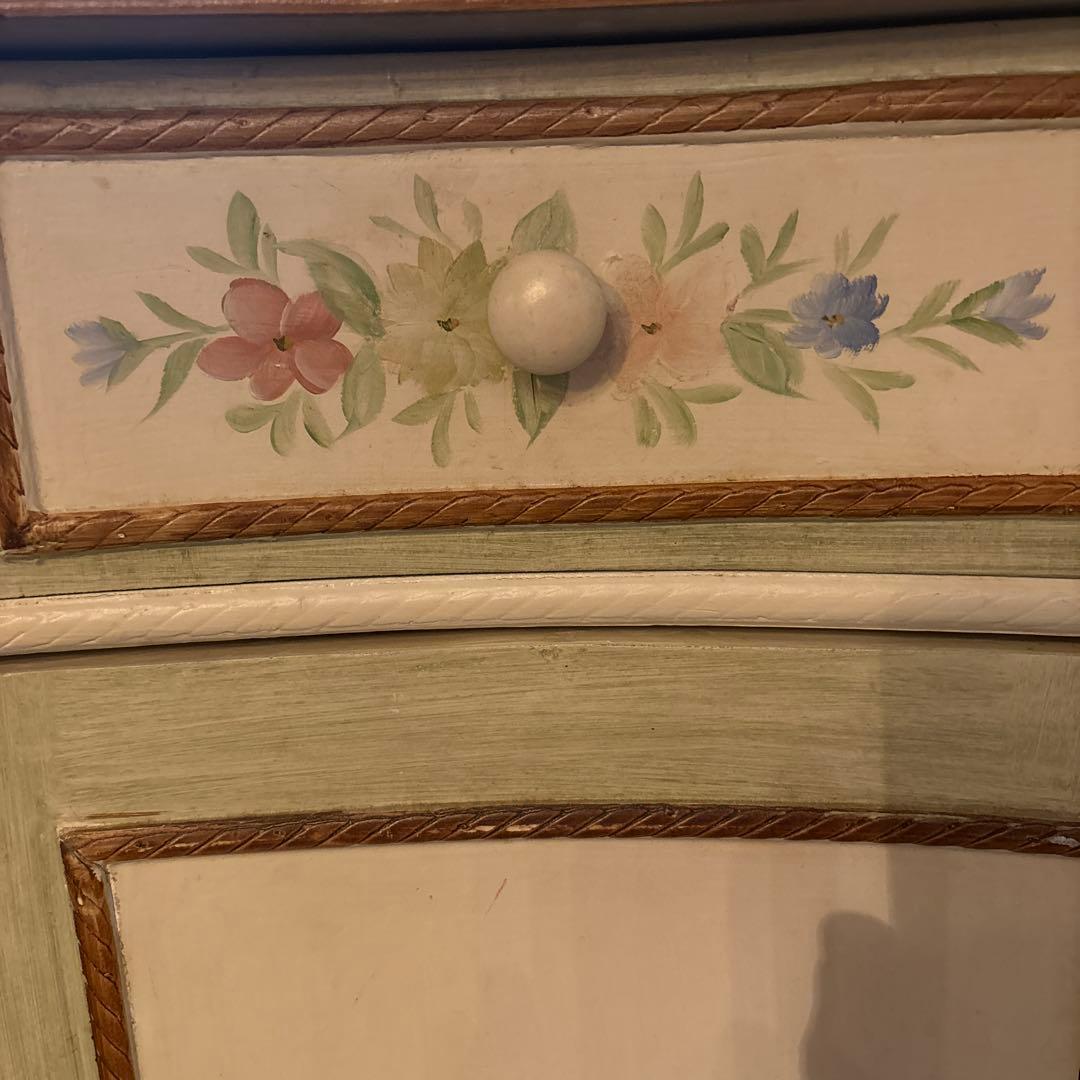 姫系　トールペイント　チェスト