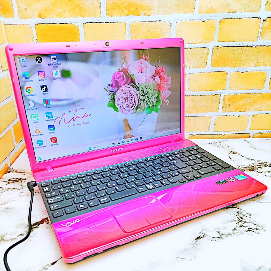 レアなピンク❤️ノートパソコン❣️Core-i5☘️爆速SSD✨メモリ8G