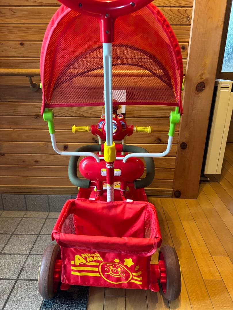 【超美品】アンパンマン デラックス2 三輪車