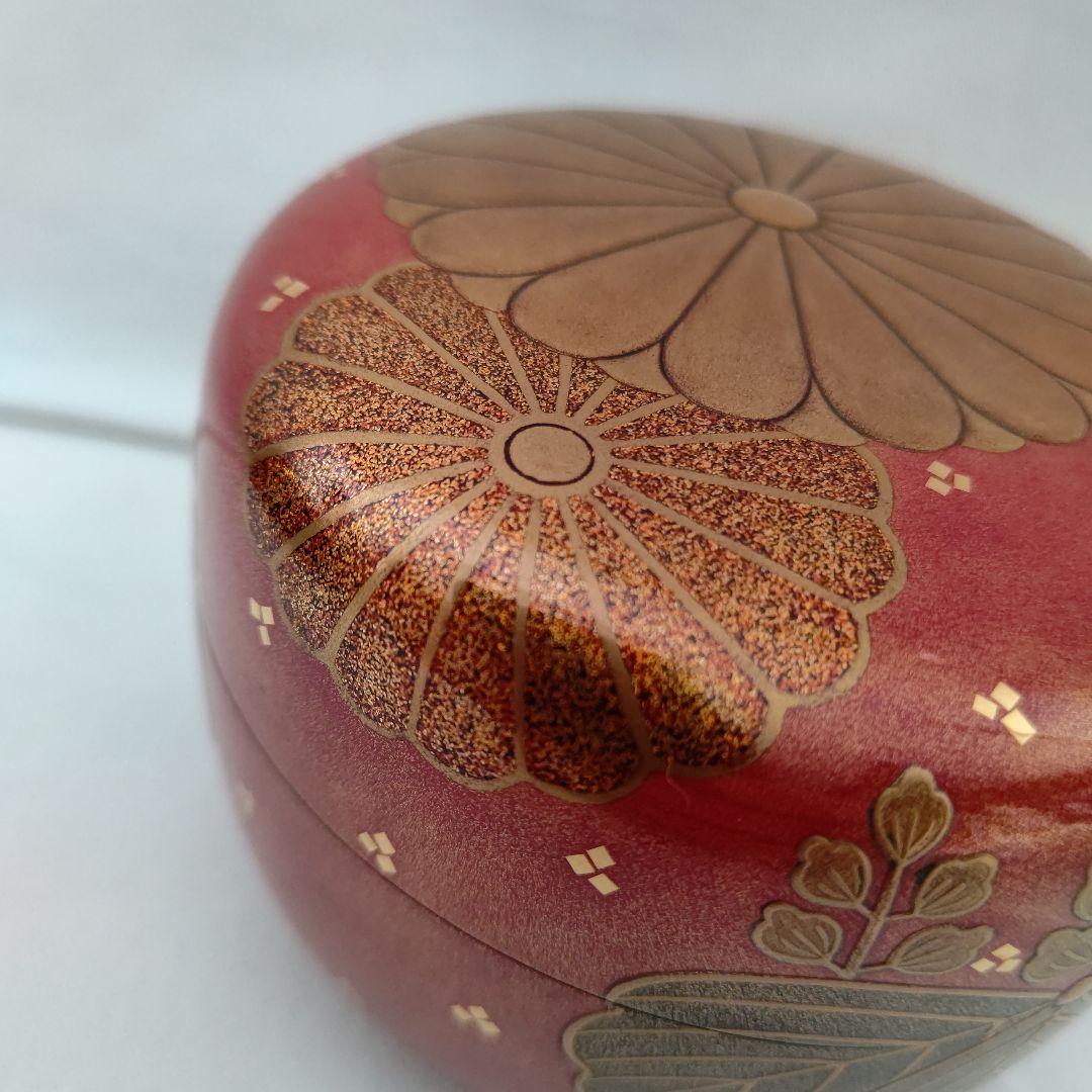 朱金地 高台寺蒔絵 蒔絵 棗 描金師 島田其翠 茶道具