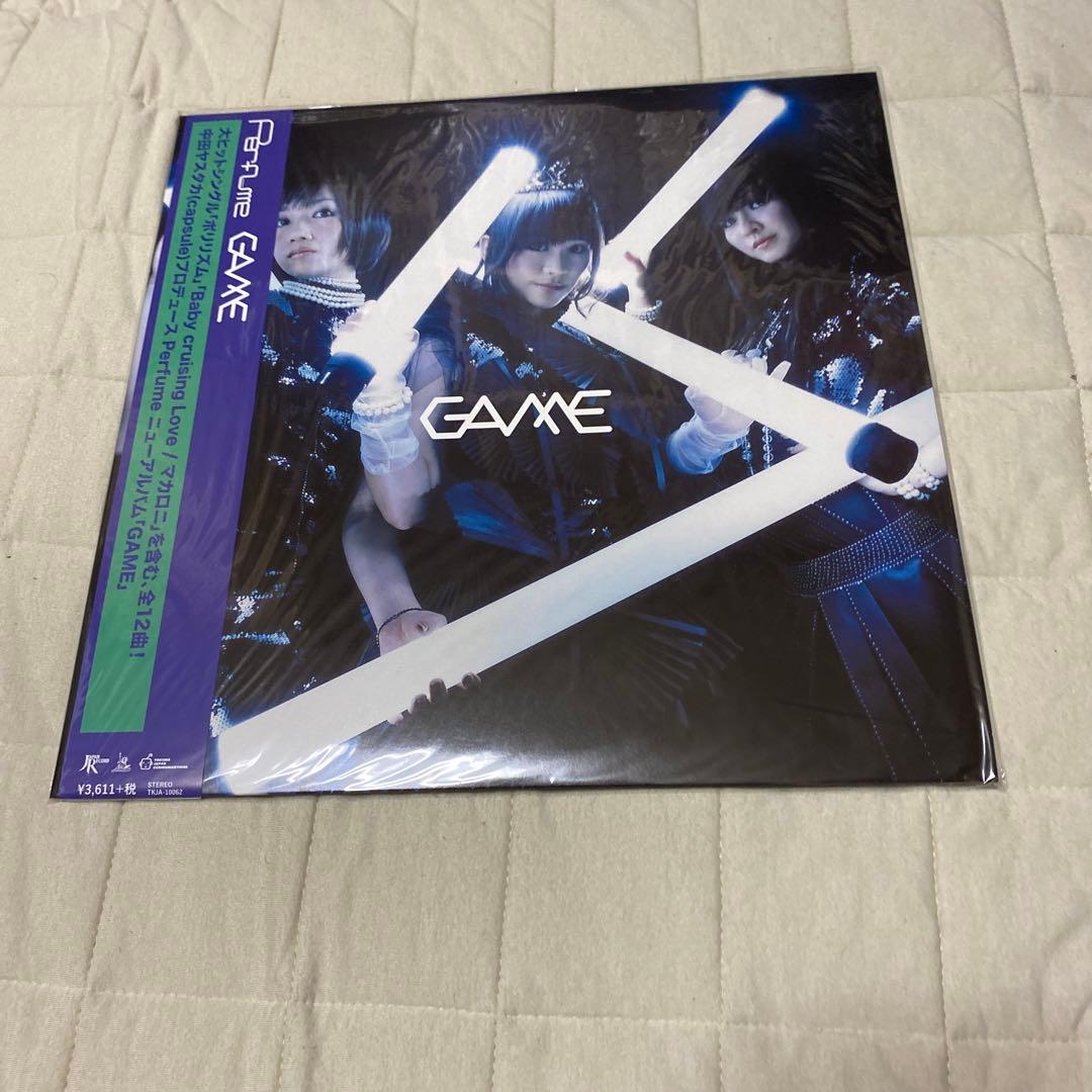 perfume game レコード　帯付き　新品未開封