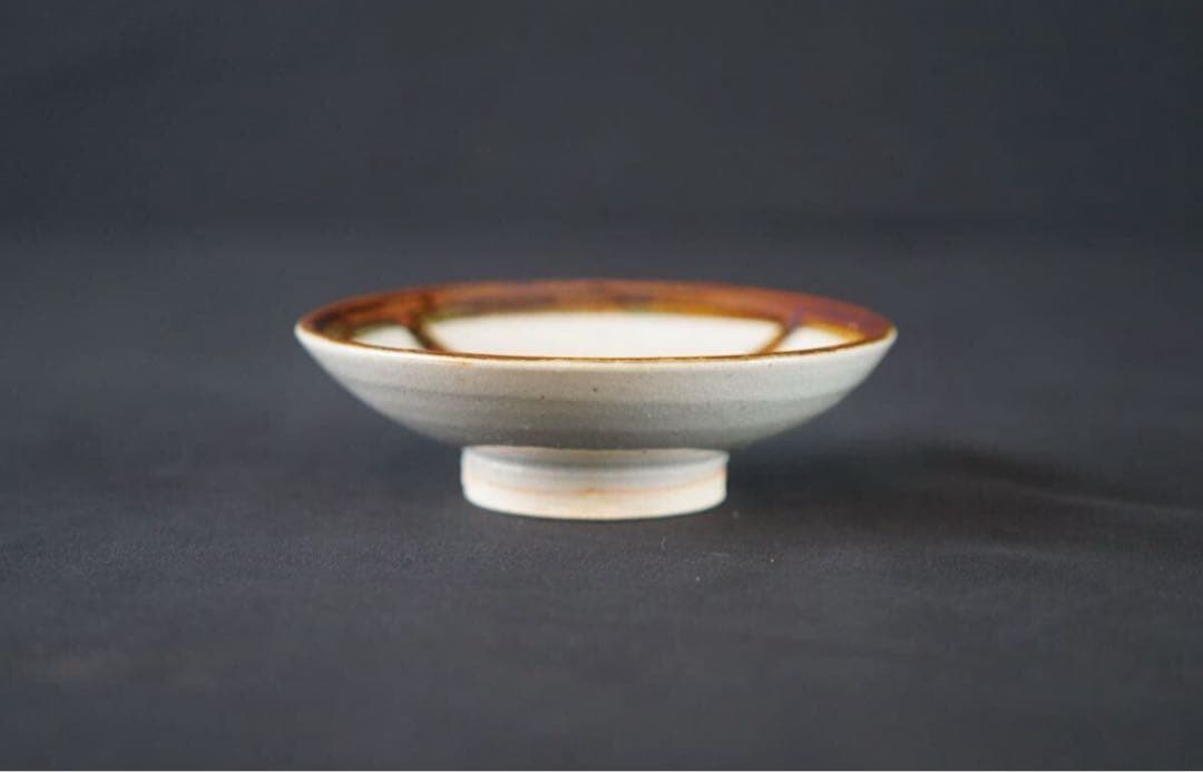 九代 白井半七 造 茶巾皿 共箱 茶道具 水屋道具 / 小皿 向付