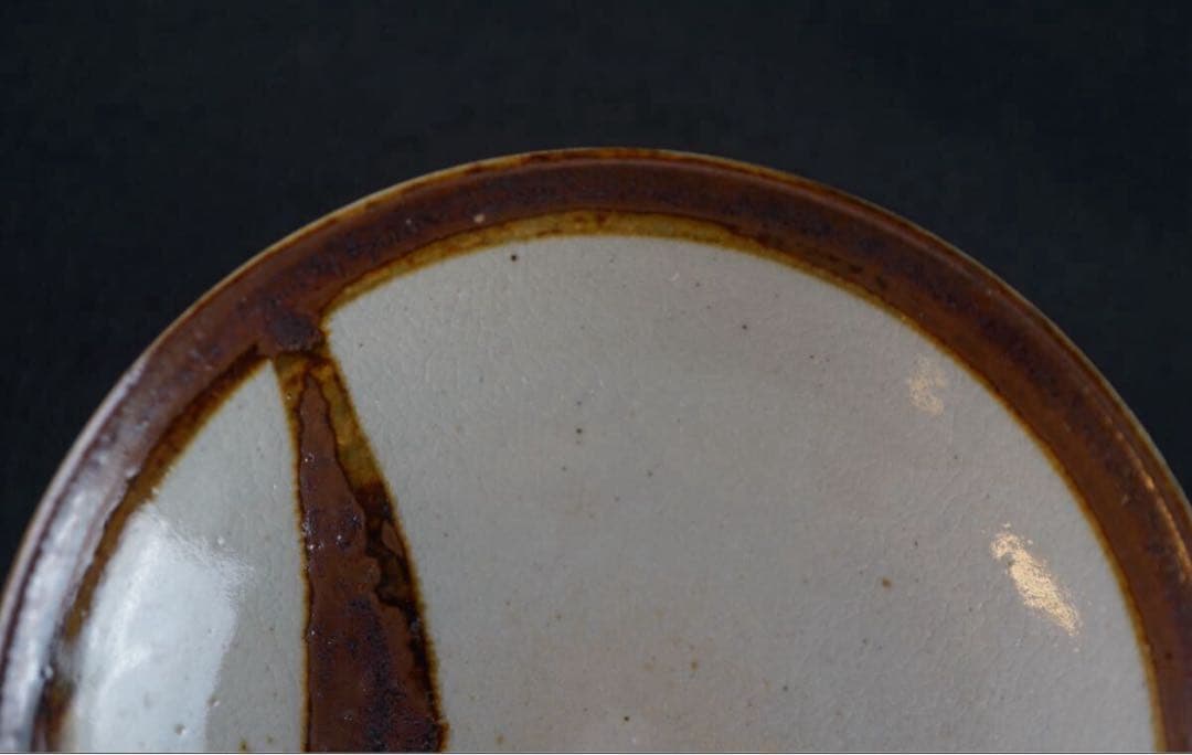 九代 白井半七 造 茶巾皿 共箱 茶道具 水屋道具 / 小皿 向付