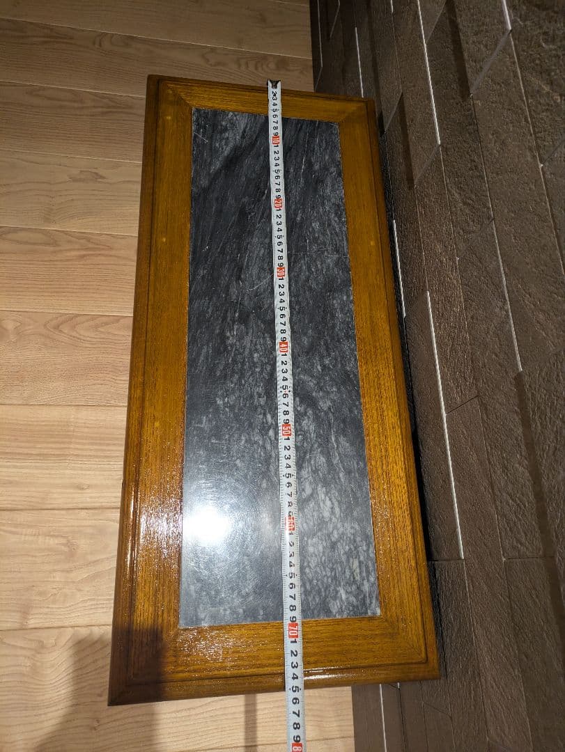 アンティーク ローチェスト 天然木 大理石トップ 3段チェスト サイドテーブル