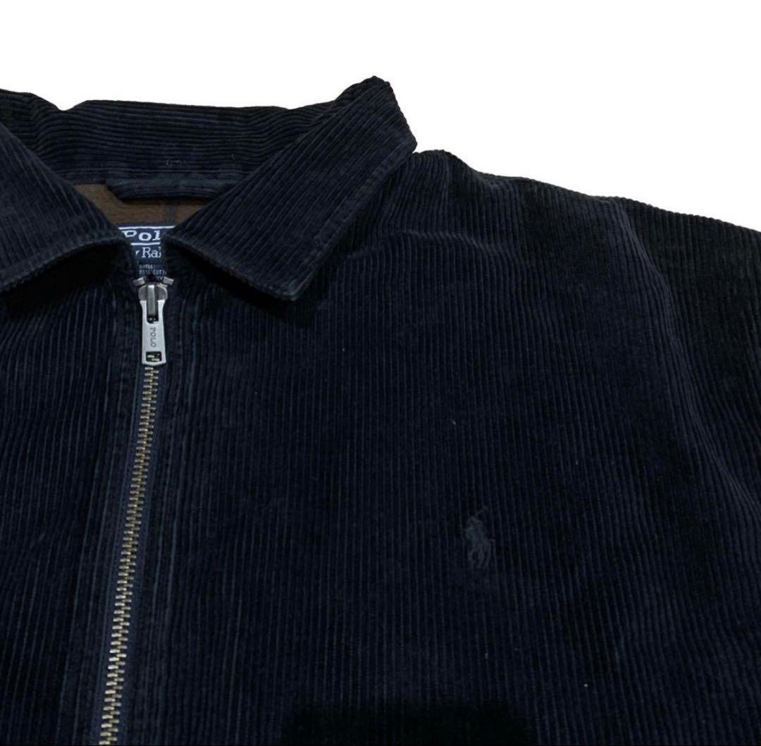 90s Polo Corduroy Drizzler Jacket ブラック