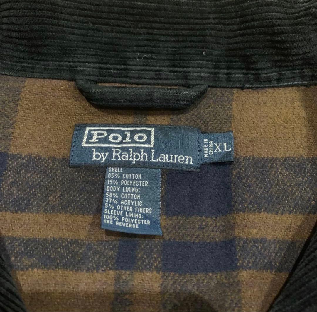 90s Polo Corduroy Drizzler Jacket ブラック