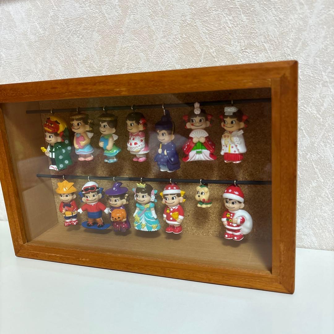 不二家　ペコちゃん　ポコちゃん　キーホルダーセット