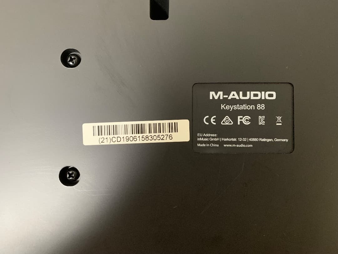 M-Audio Keystation 88 USB MIDIキーボード 88鍵