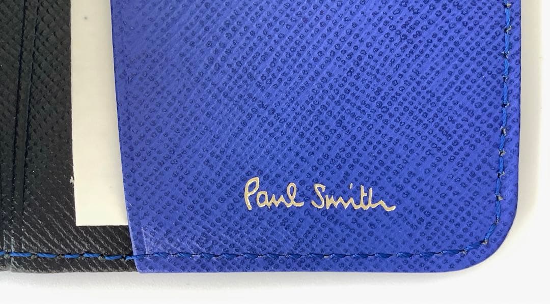チャタロウ様★新品★ポールスミス★スミシーハートLファスナー２つ折り財布★ブルー