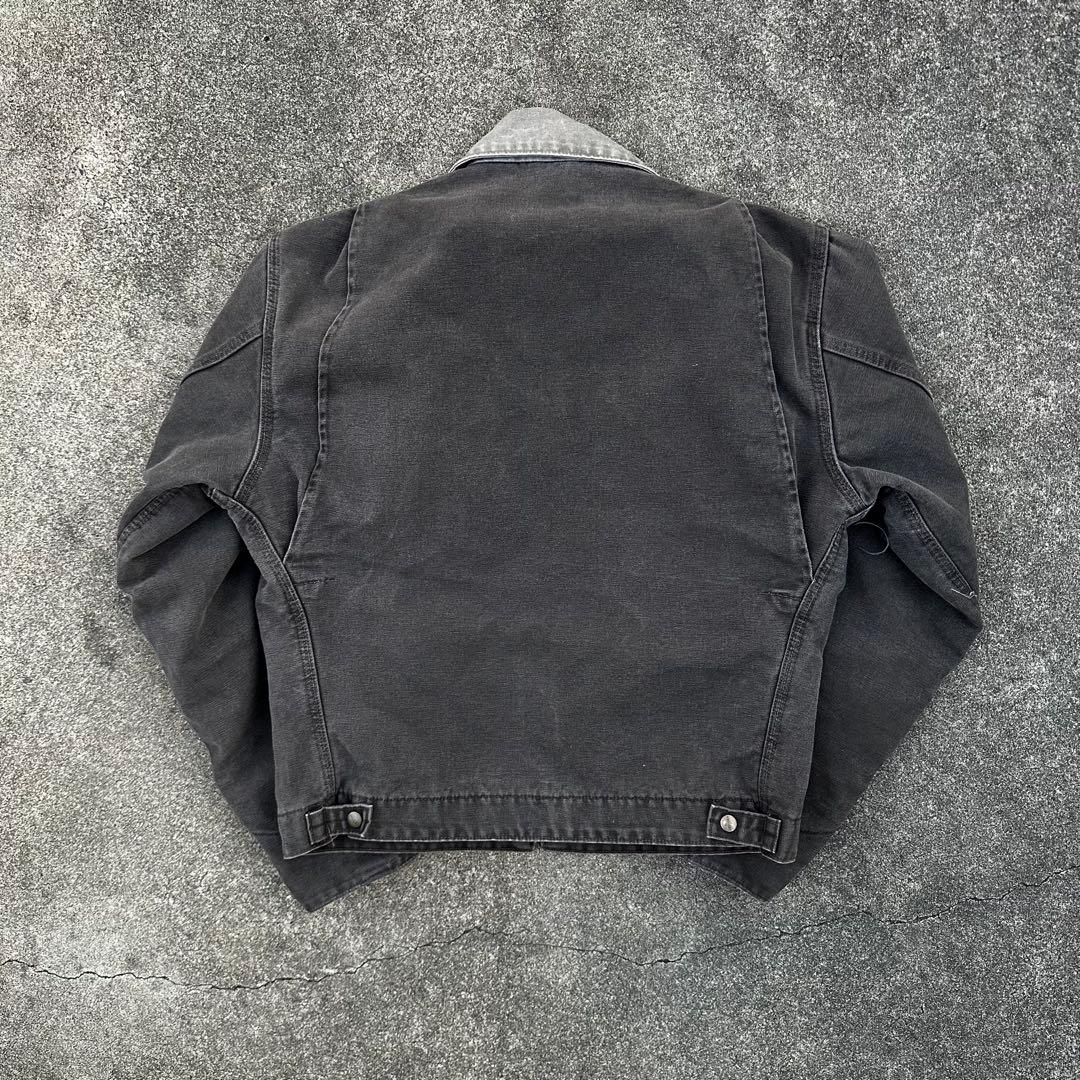 超希少 usa製 カーハート デトロイトジャケット ビッグ革パッチ ティンバー