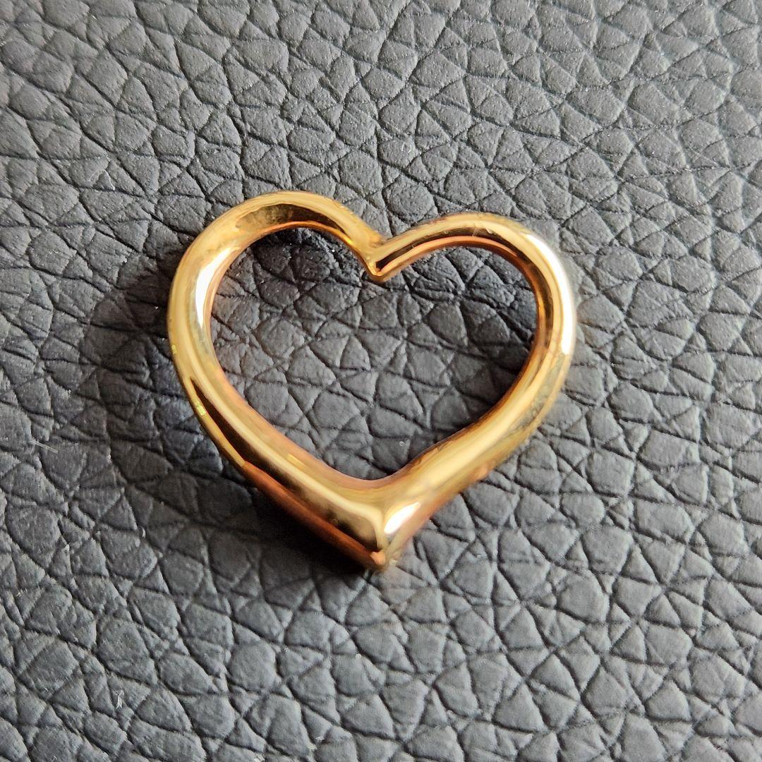 k18　オープンハート　ペンダントトップ