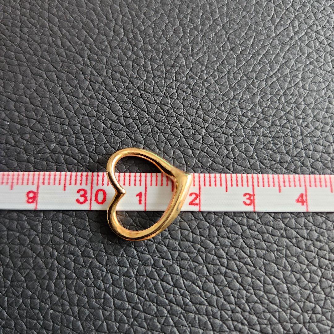 k18　オープンハート　ペンダントトップ