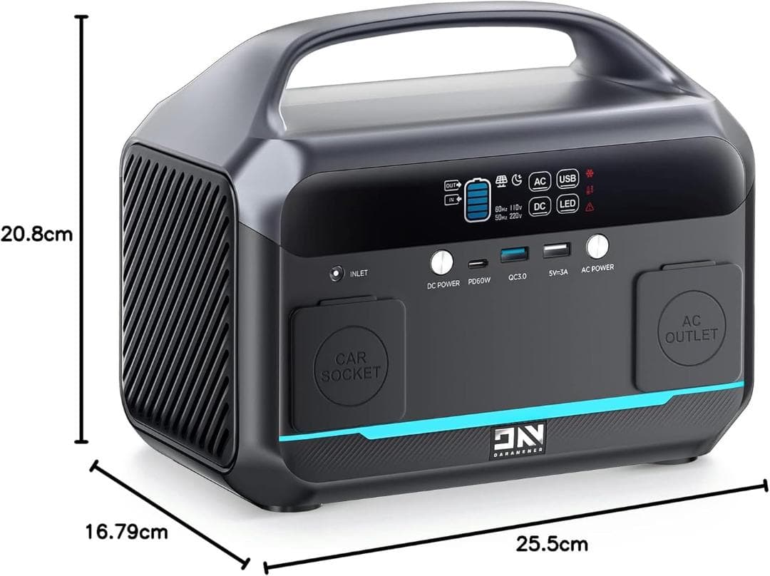 DaranEner ポータブル電源 NEO300 268.8Wh