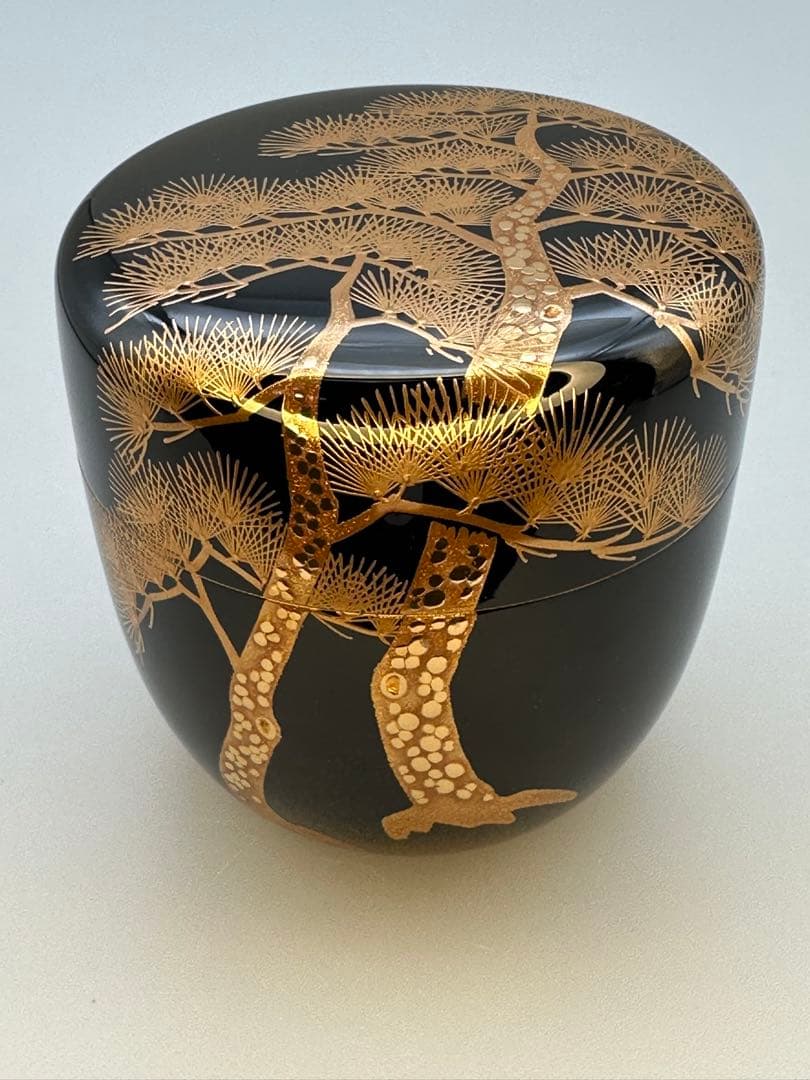 茶道具　棗　田中貴司　松蒔絵