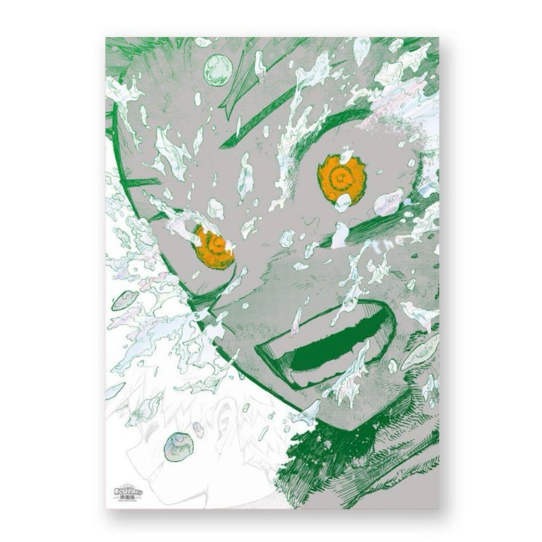 ヒロアカ 原画展 A2アートポスター 緑谷出久 爆豪勝己 2枚セット