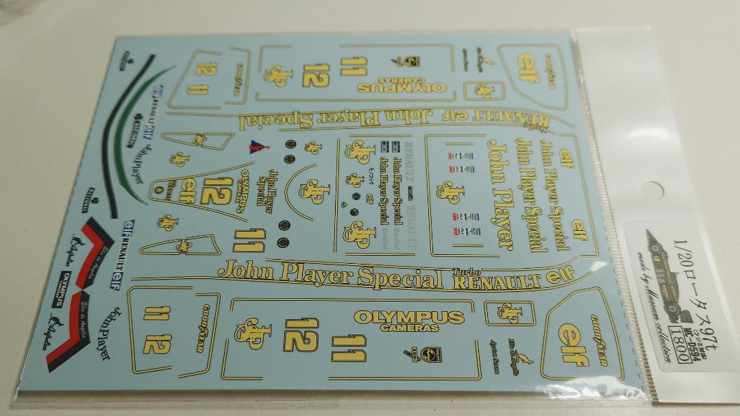 フジミLotus 97T Renault プラモデルキット