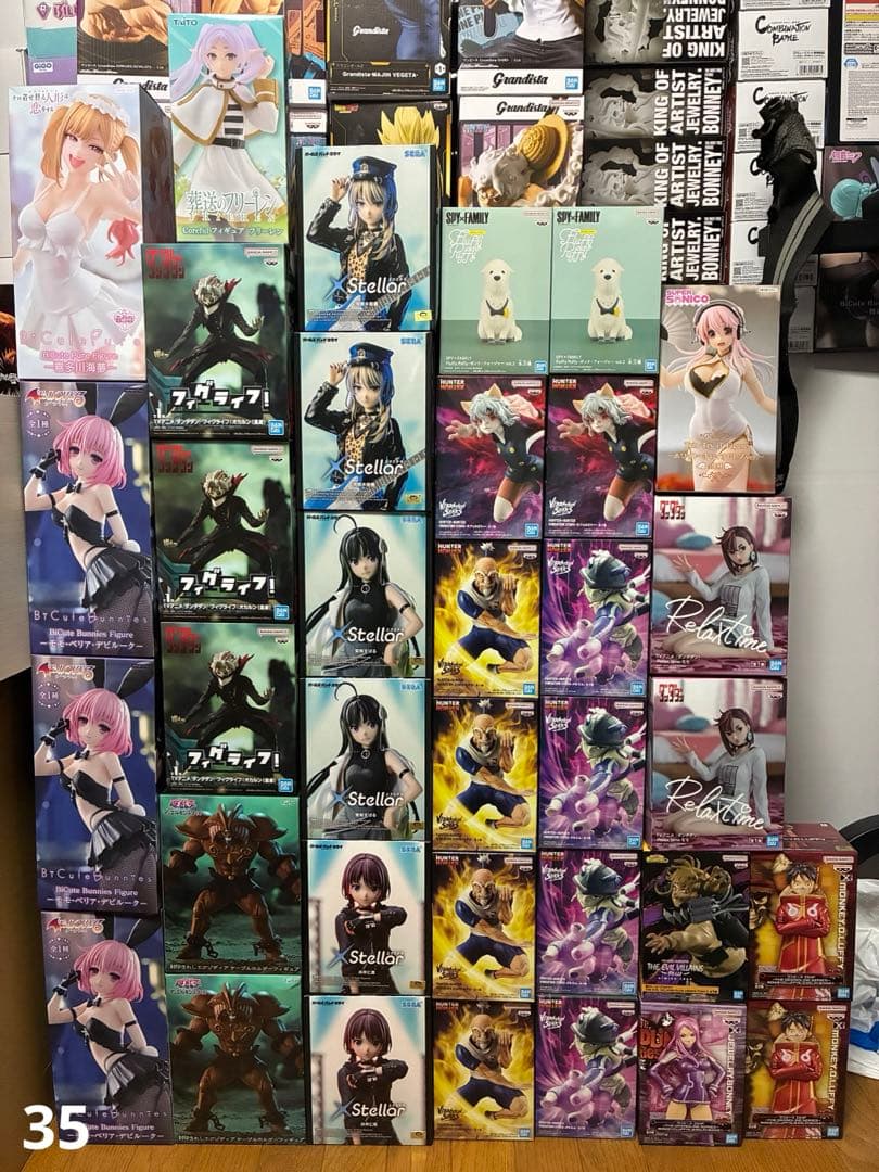 特価 最新 プライズフィギュア 63個 まとめ売り【ワンピ、ハンターハンター】