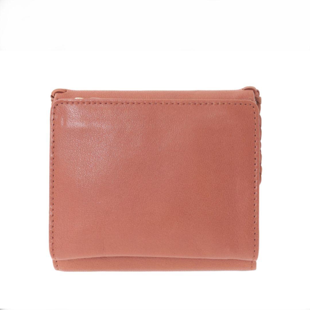 【美品】ゲンテン genten ウールシープソフト　二つ折り　財布 　44871