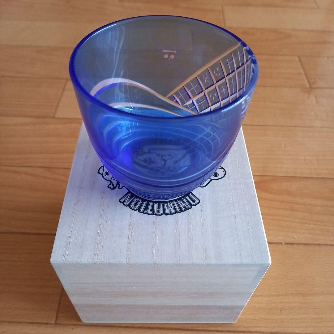 ワンピース　アニメ20周年記念　江戸切子グラス　限定999点　ルフィモデル　新品