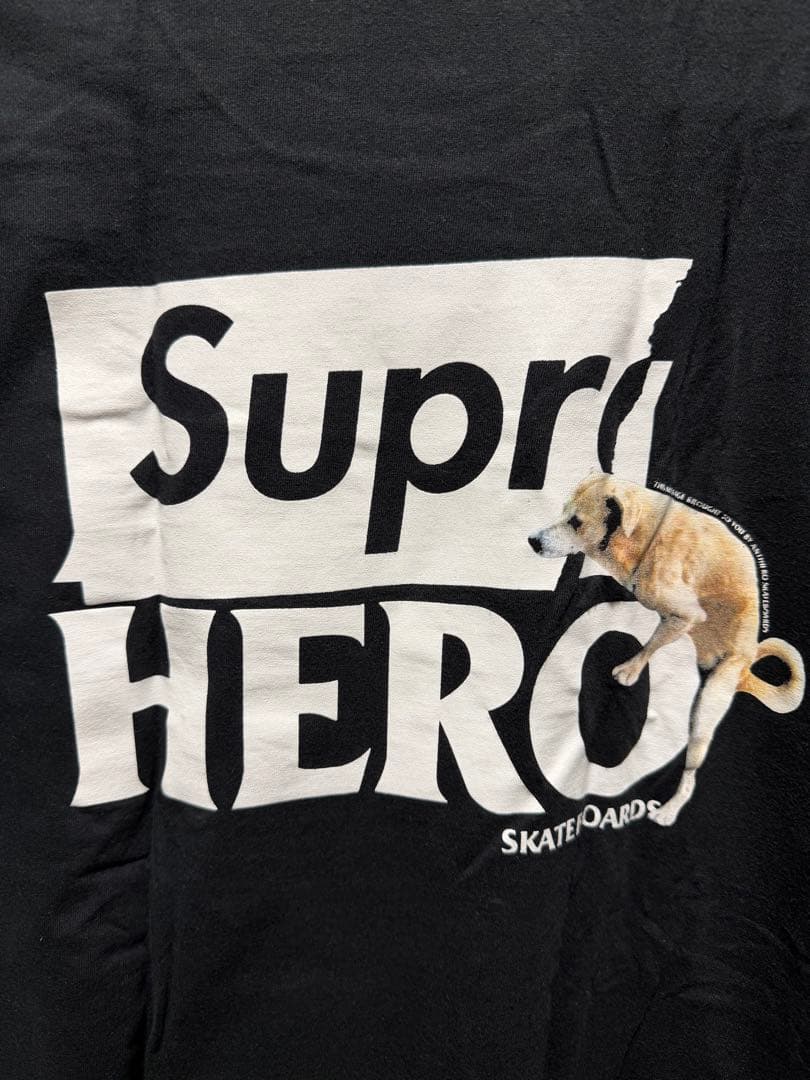 Supreme × ANTI HERO Dog Tee \"Black\" XL