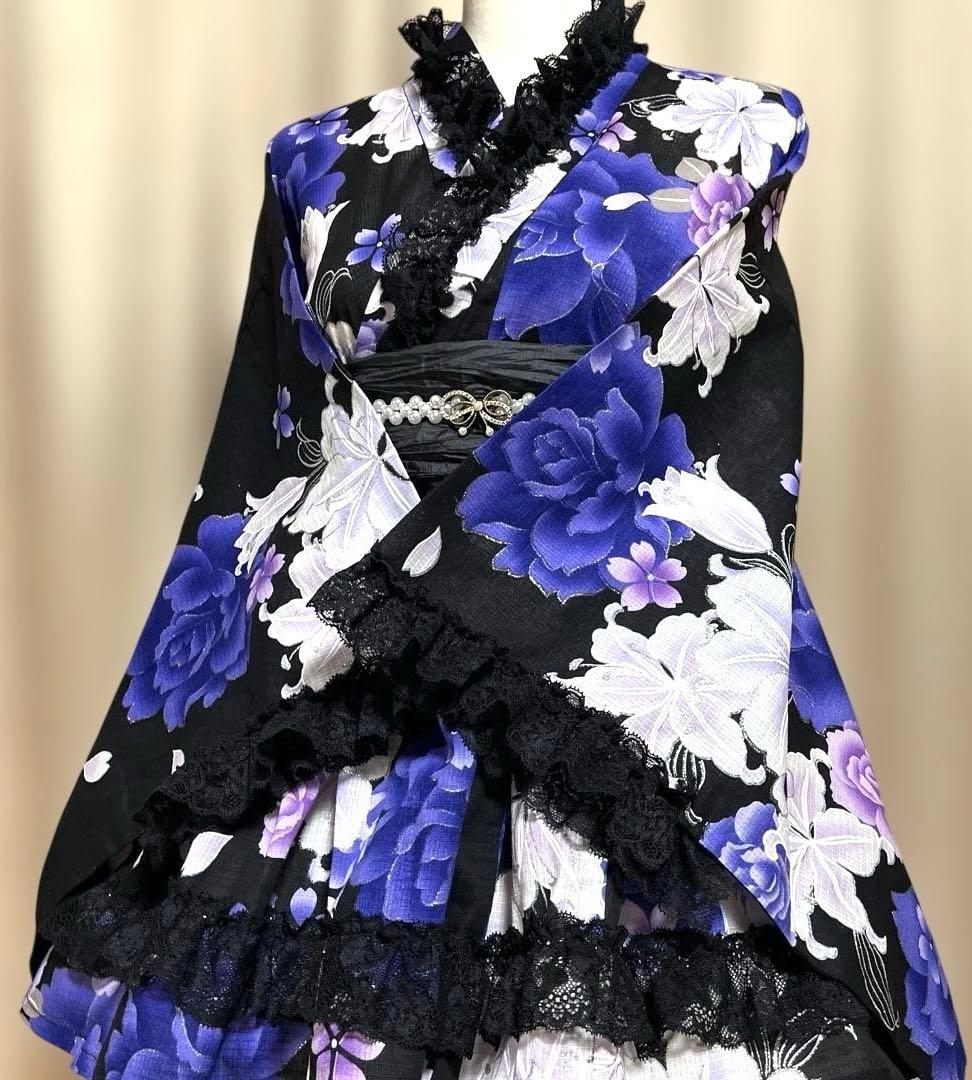 RK⑨ 浴衣ドレス　地雷系　量産型　姫ギャル