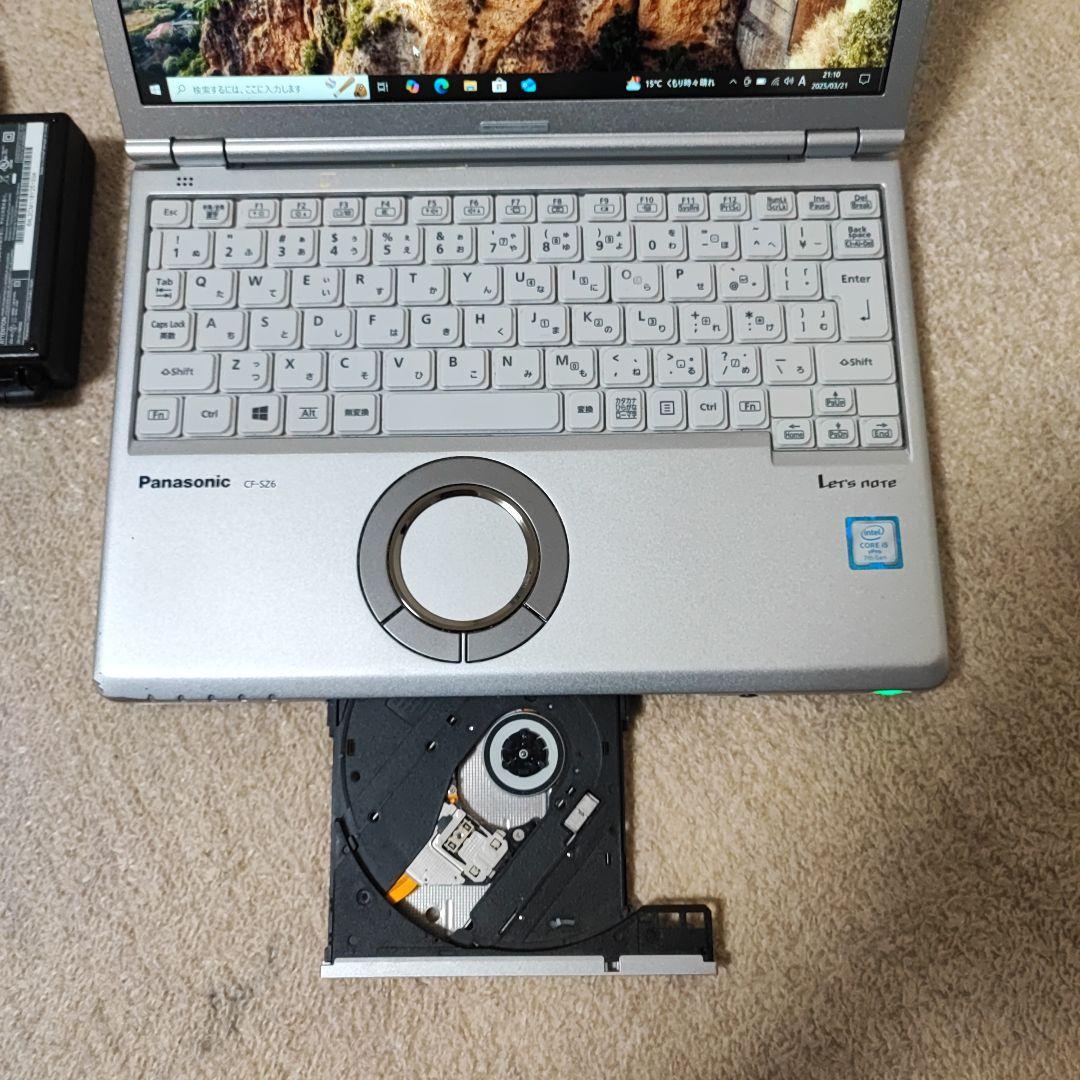 【ジャンク】レッツノート　SZ6 第7世代 DVD