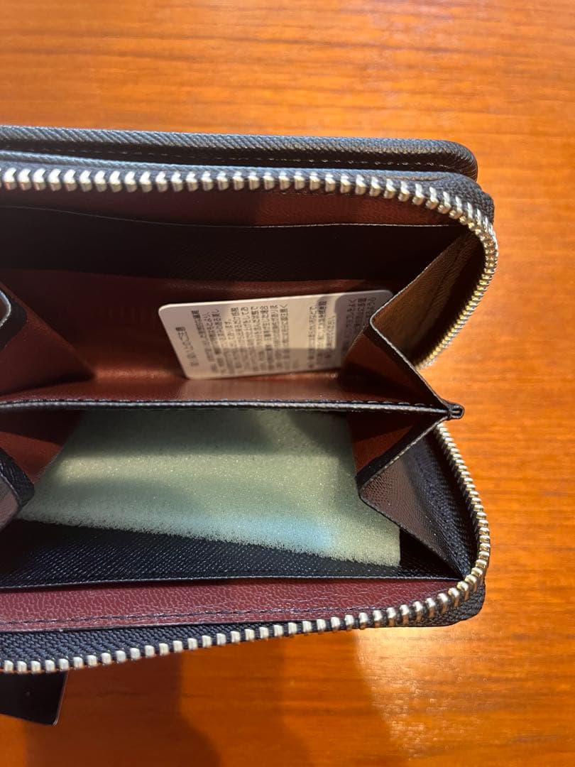 【新品未使用】フェイラー feiler ドット・チェック柄 二つ折財 タグ付