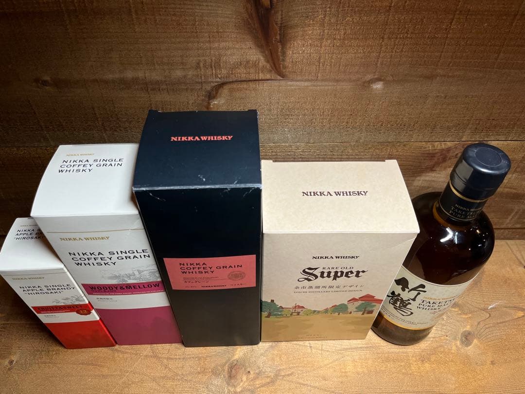 竹鶴　他ニッカウイスキー　5本セット