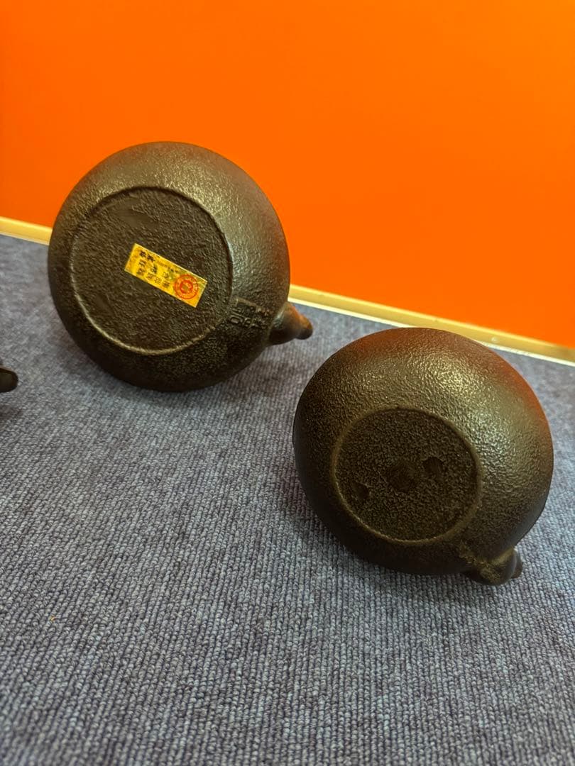 1905 南部鉄器　鉄瓶　3客