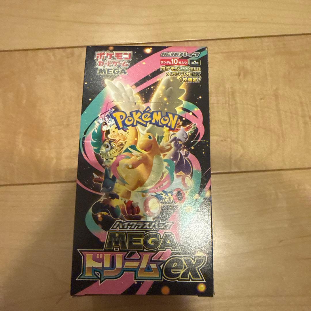 ポケモンカードゲーム MEGAドリームEX 1ボックス　シュリンクなし