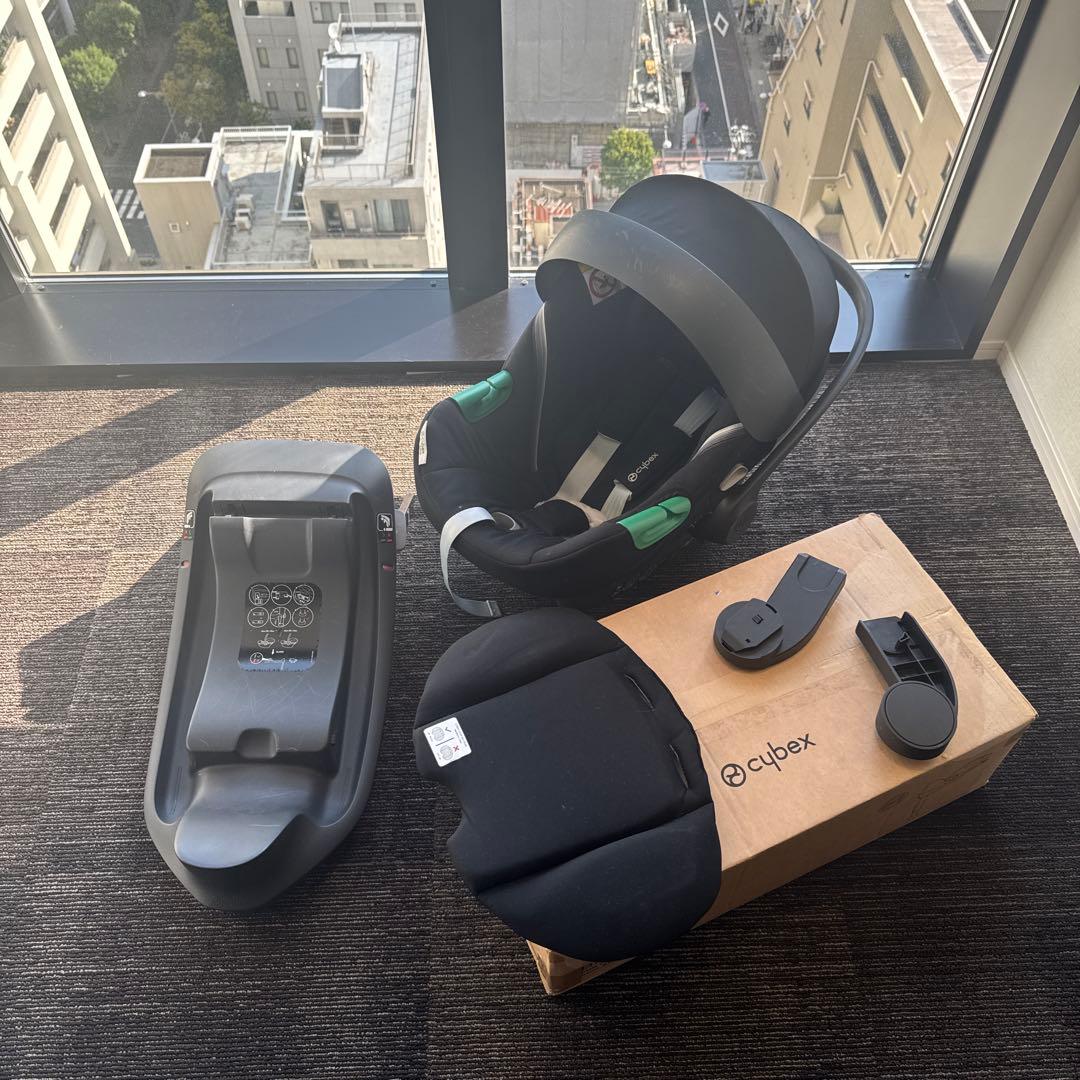 Cybex Aton S2 i-Size 車用チャイルドシート&ベース&アダプタ