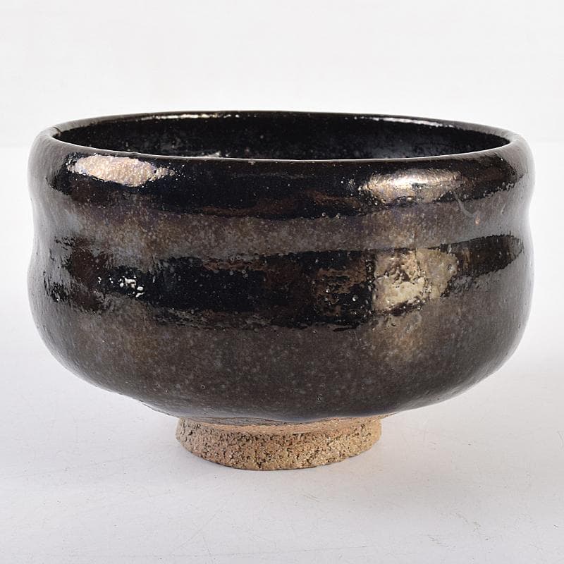 茶道具　楽吉左衛門　黒楽茶碗　共箱　M　R7666
