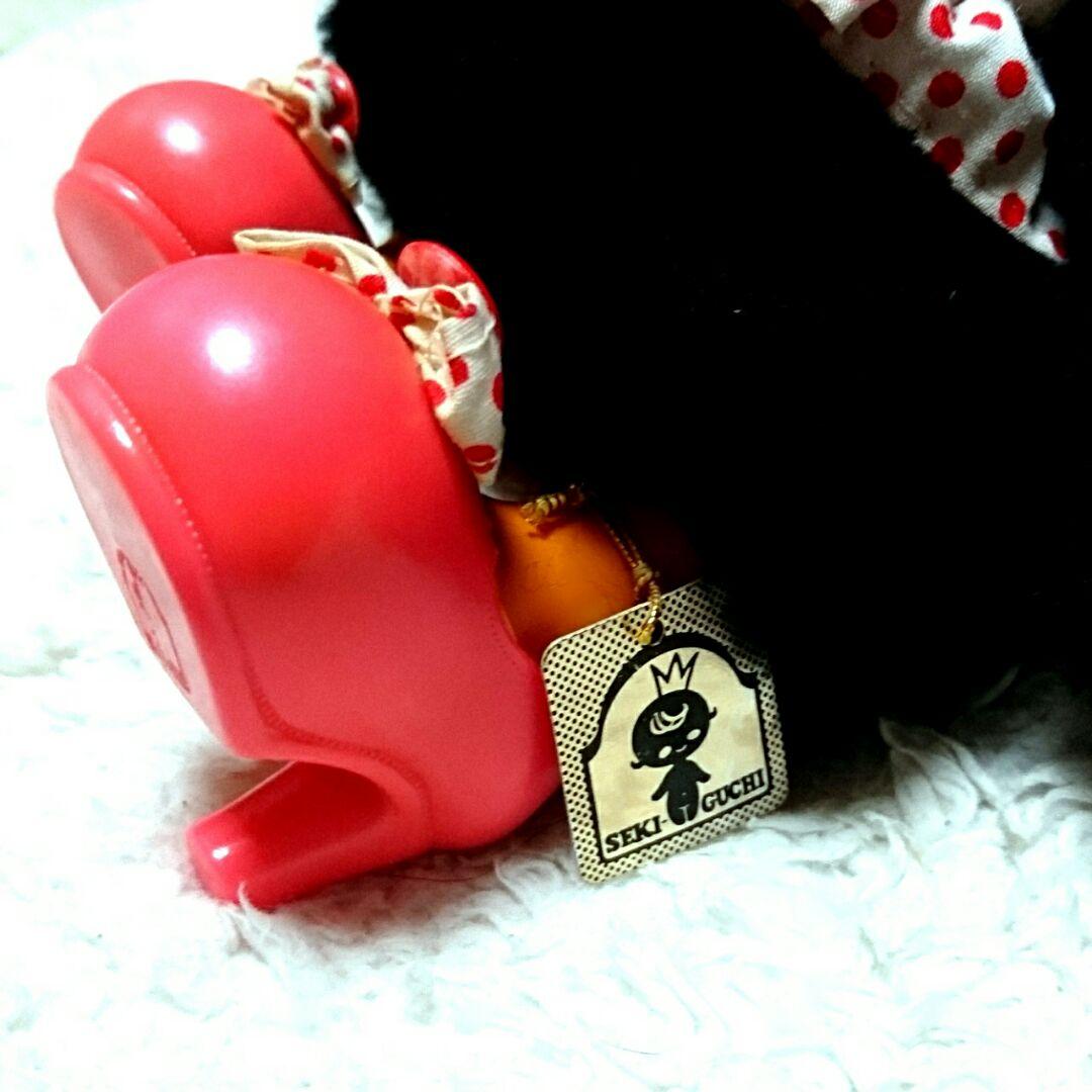 新品 レア セキグチ クロッポ カラス 烏 クタクタ 人形 ぬいぐるみ ラブラブ