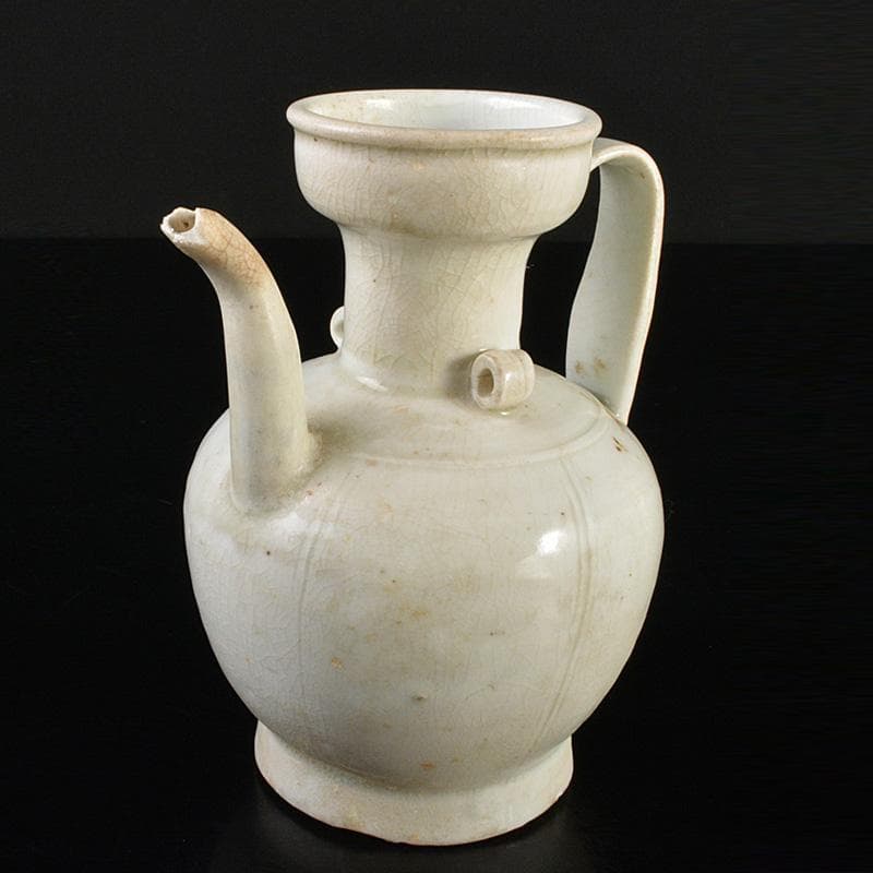中国　白磁　執壷　水注　V　R6767