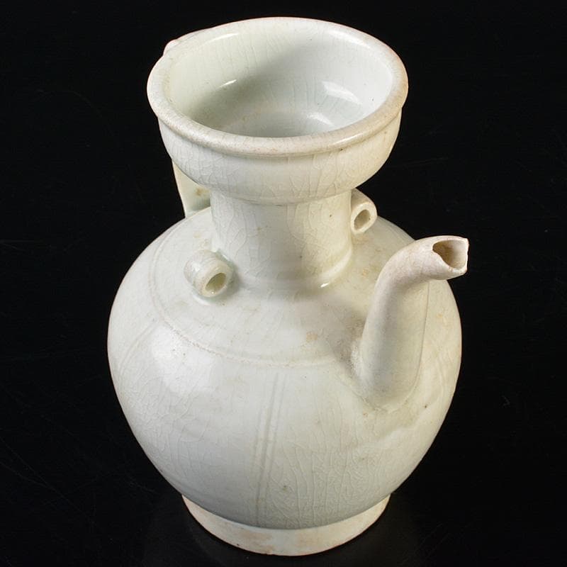 中国　白磁　執壷　水注　V　R6767