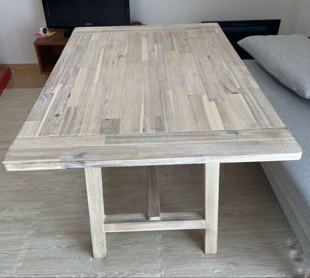 【値下げ】unico マノア MANOA ダイニングテーブル　幅120