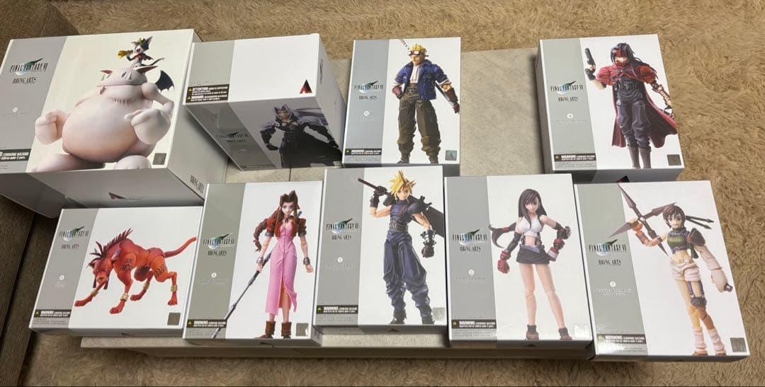 ファイナルファンタジーVII ブリングアーツ フィギュア 9体セットバレット欠品