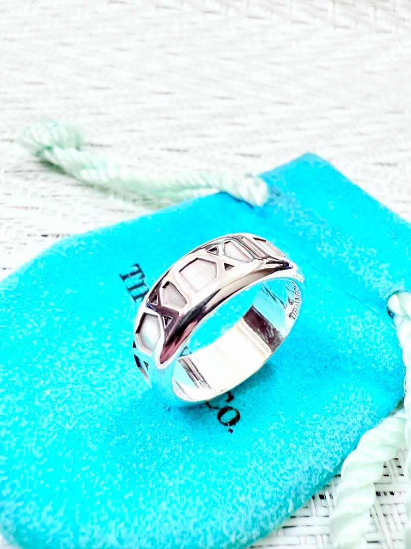 ティファニー　アトラス　指輪　リング　14号　研磨仕上げ済み美品 925