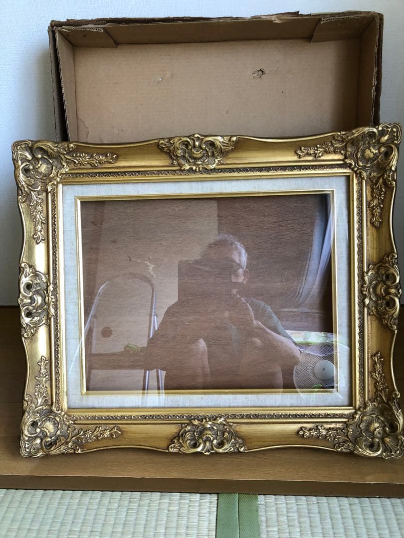 装飾的ゴールド木製油彩額縁