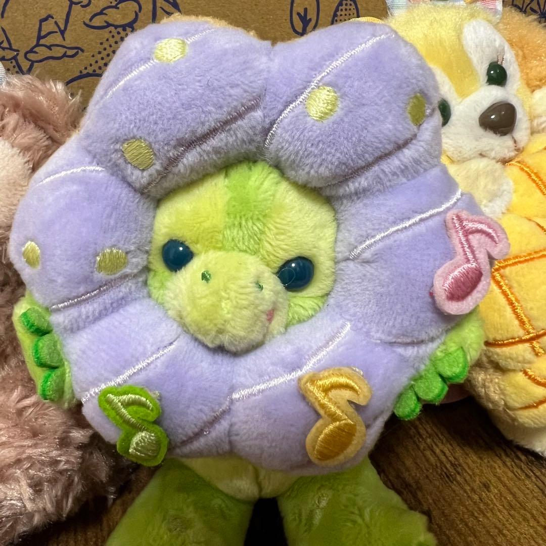 ダッフィー＆フレンズ　フィルドウィズジョイ！　ぬいぐるみバッジ　3点セット