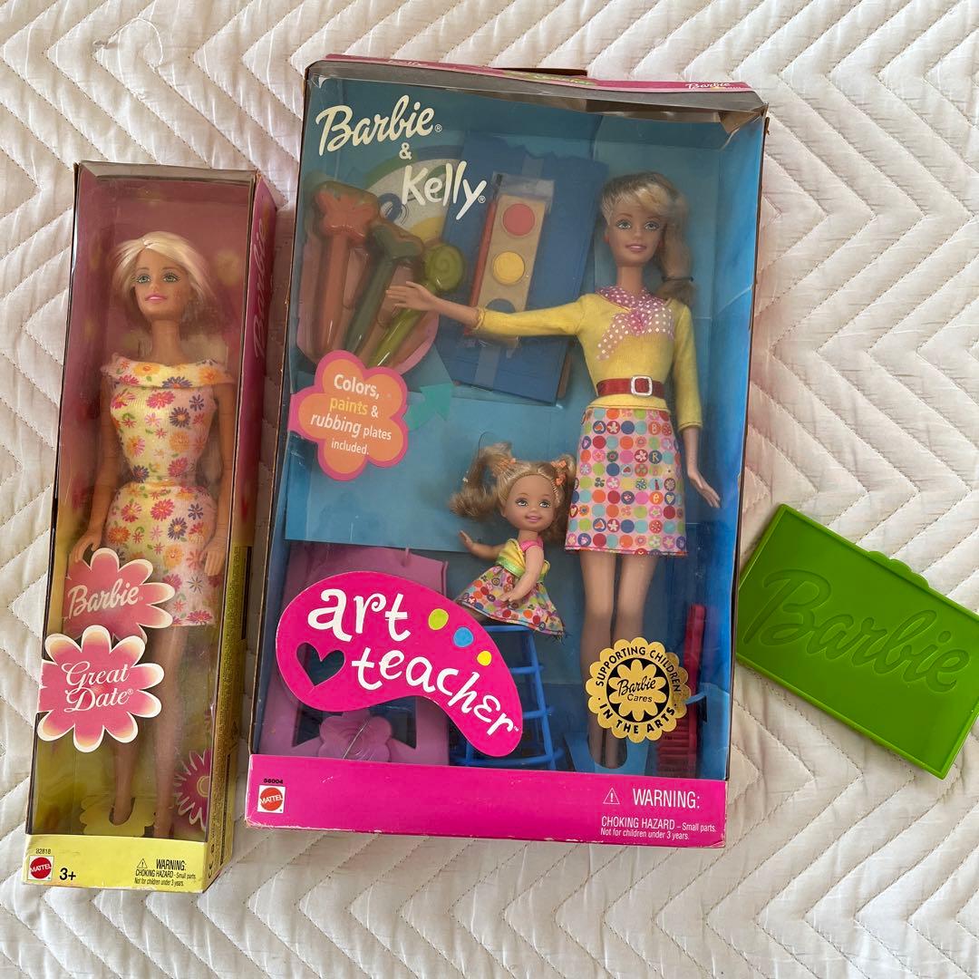 年代物　新品未開封バービー人形とバービー&ケリーセット