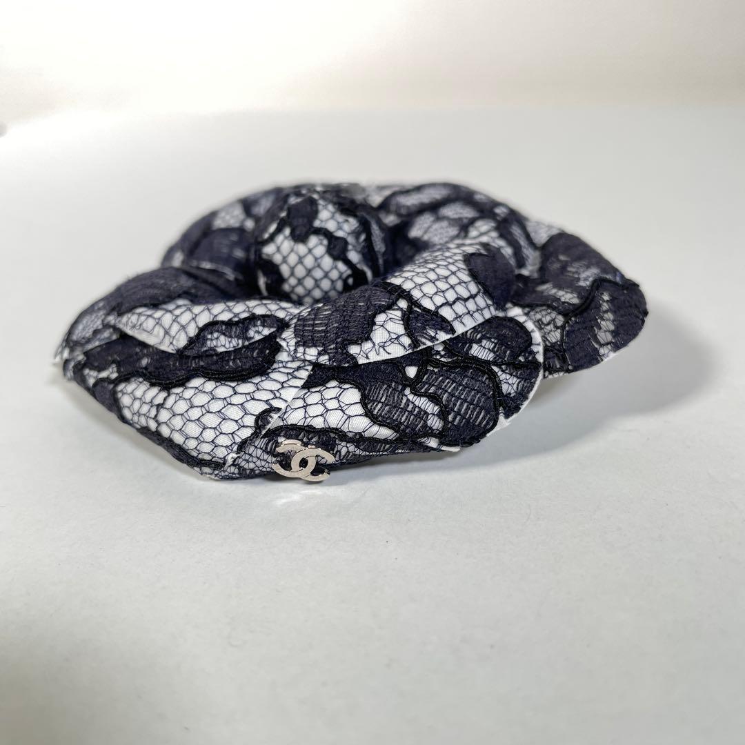 極美品✨シャネル 総レース カメリア ココマーク コサージュ ブローチ