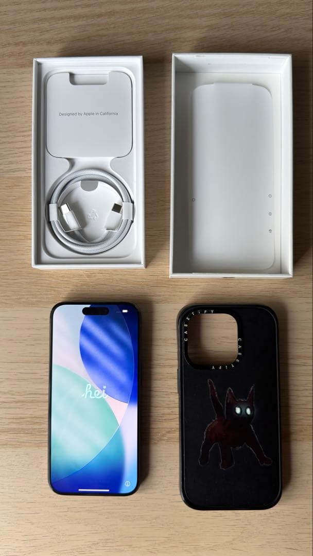 iPhone 15 Pro 256GB SIMフリー casetifyケース付き