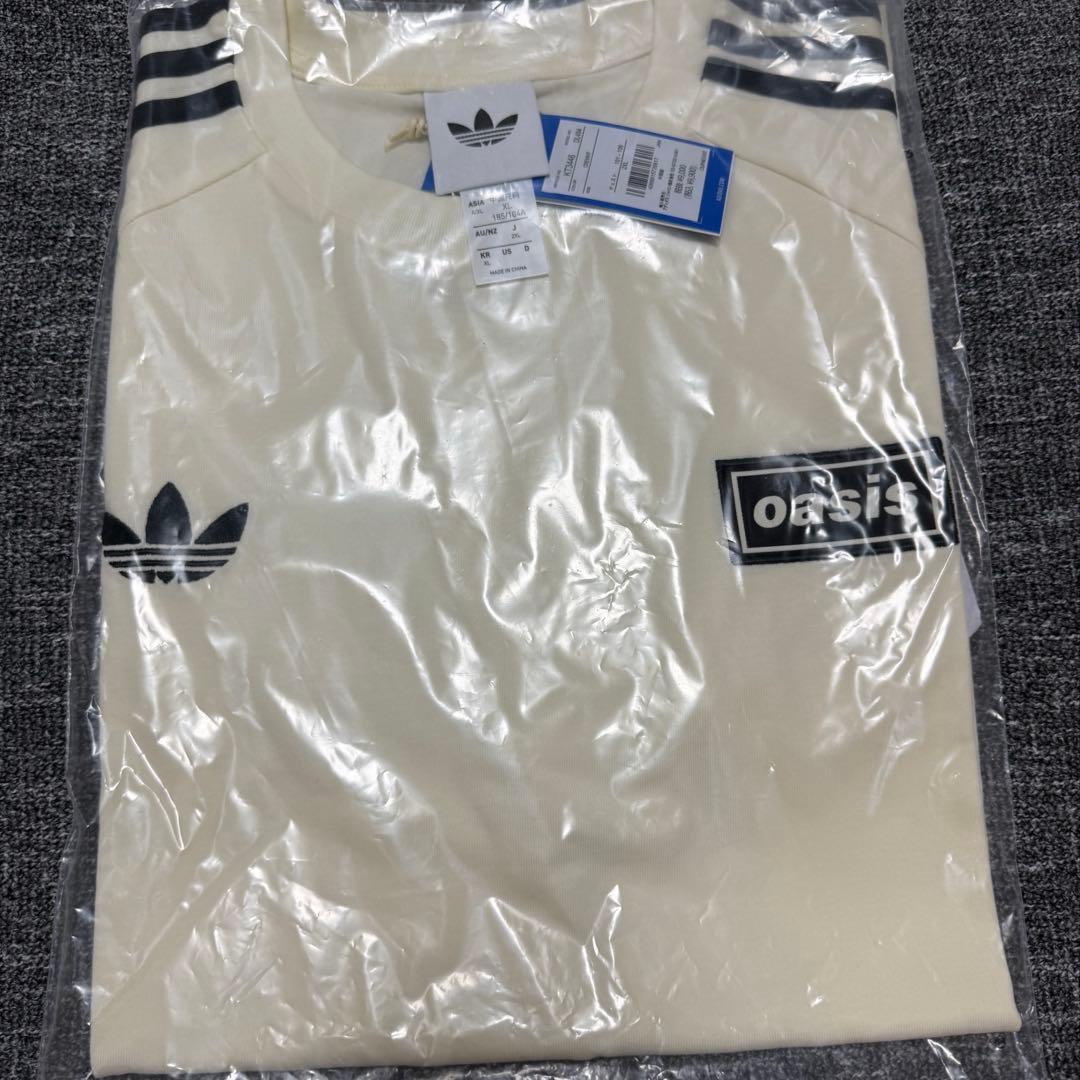 正規品 2XL adidas × oasis Tシャツ 新品 タグ付き ホワイト