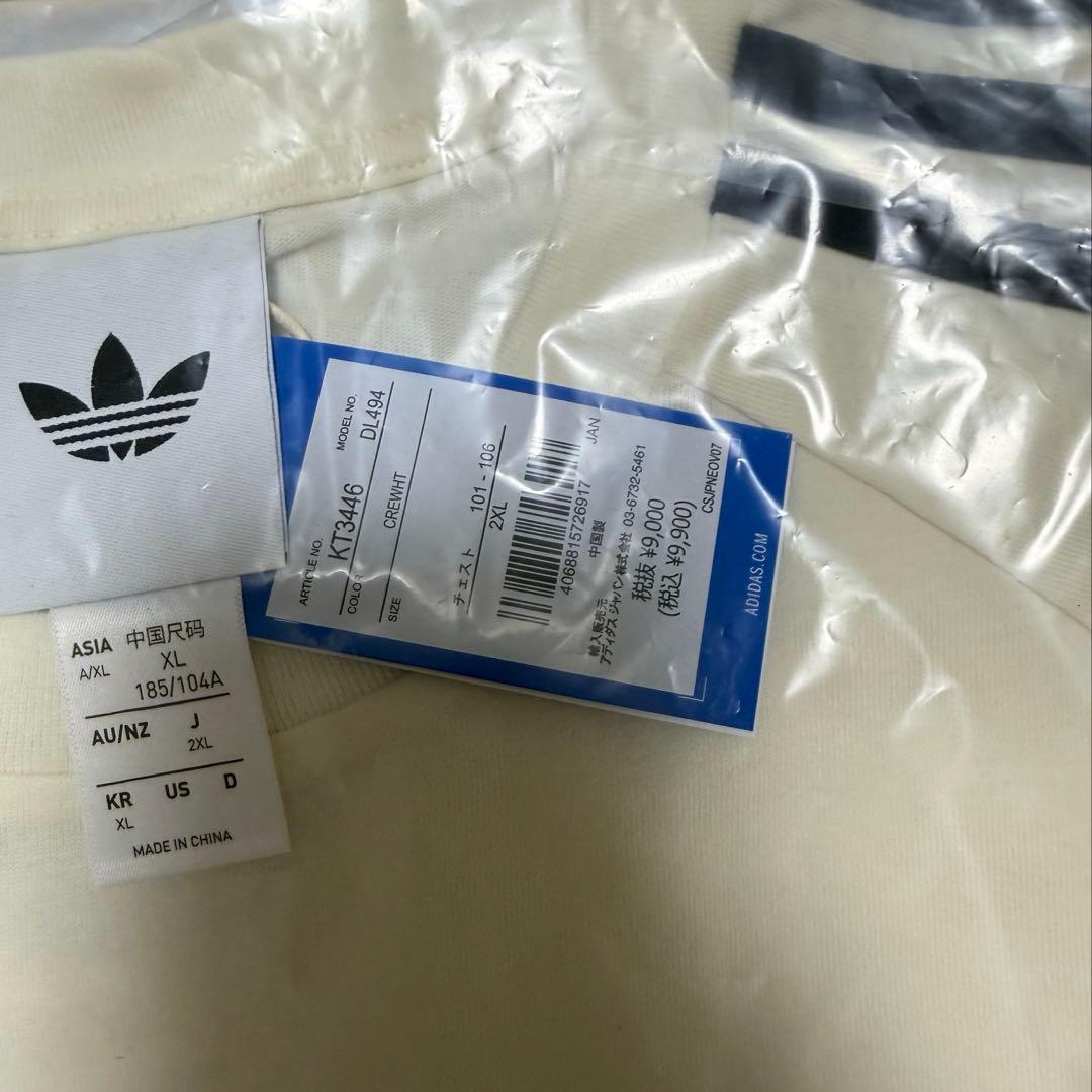 正規品 2XL adidas × oasis Tシャツ 新品 タグ付き ホワイト