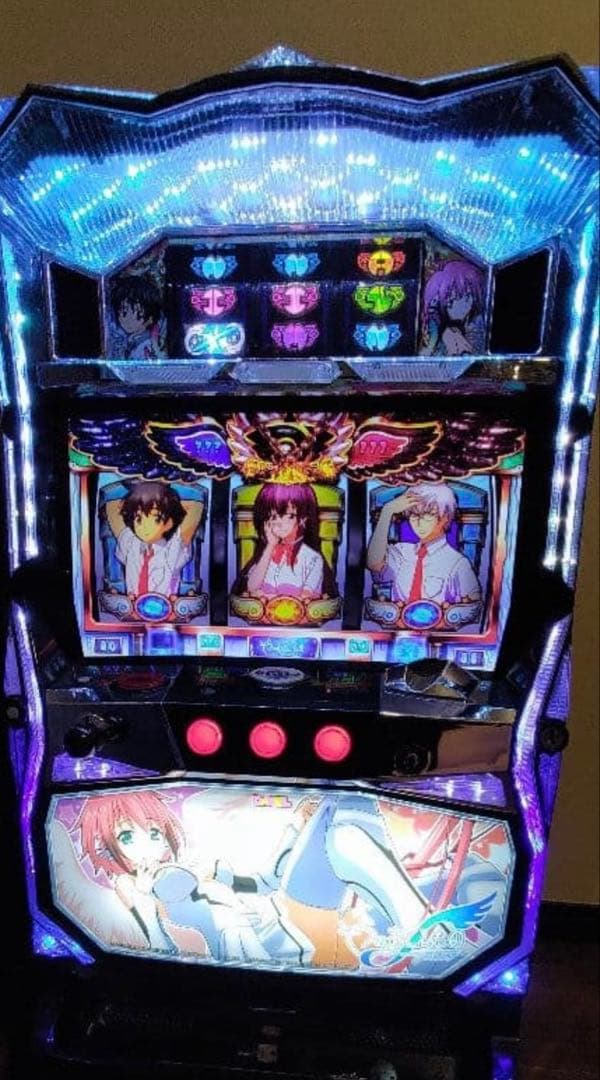 パチスロ実機 そらのおとしもの フォルテ 不要機（オートプレイ対応）付き